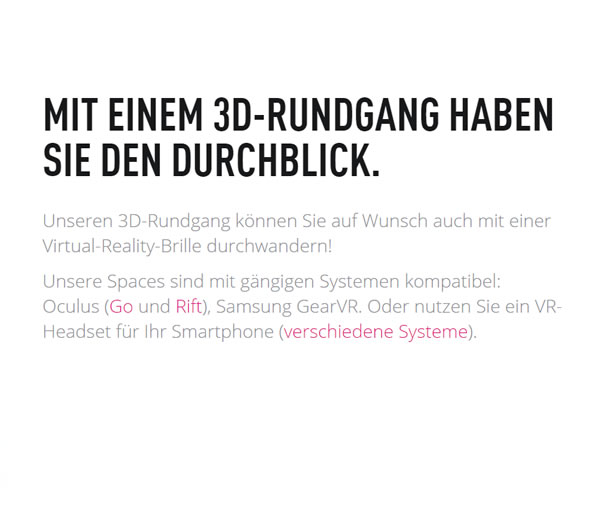 Virtuelle Touren im Raum  Aschaffenburg